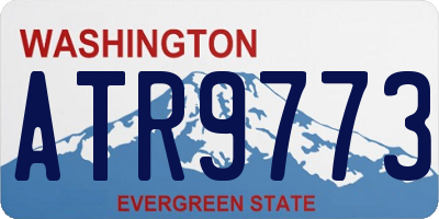 WA license plate ATR9773