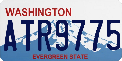 WA license plate ATR9775