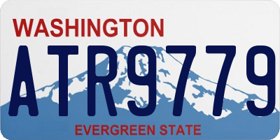 WA license plate ATR9779