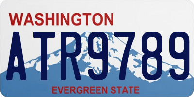 WA license plate ATR9789