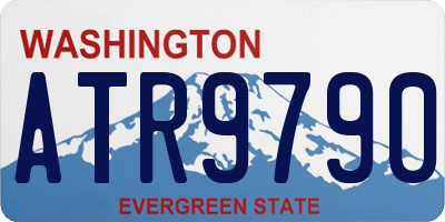 WA license plate ATR9790