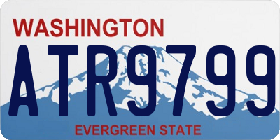 WA license plate ATR9799