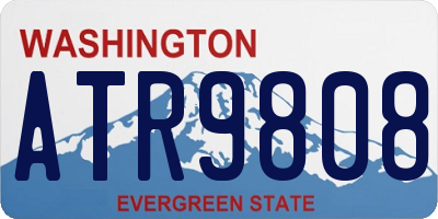 WA license plate ATR9808