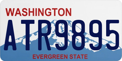WA license plate ATR9895