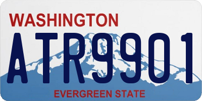 WA license plate ATR9901