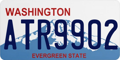 WA license plate ATR9902