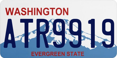 WA license plate ATR9919