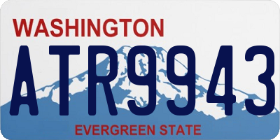 WA license plate ATR9943