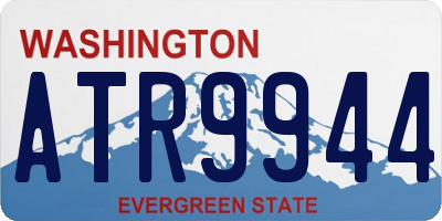WA license plate ATR9944