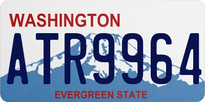 WA license plate ATR9964