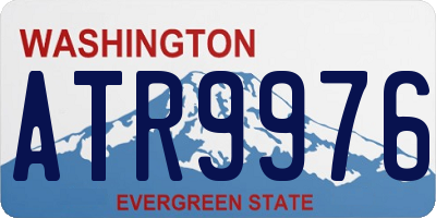 WA license plate ATR9976