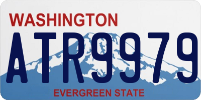 WA license plate ATR9979