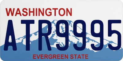WA license plate ATR9995