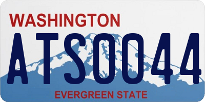 WA license plate ATS0044