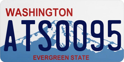 WA license plate ATS0095