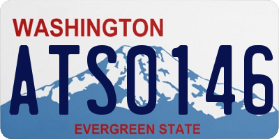 WA license plate ATS0146