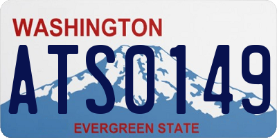 WA license plate ATS0149