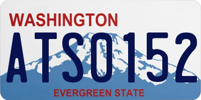 WA license plate ATS0152