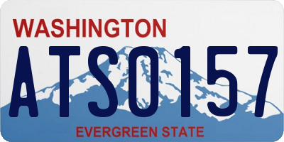 WA license plate ATS0157