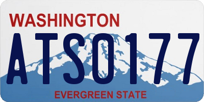 WA license plate ATS0177