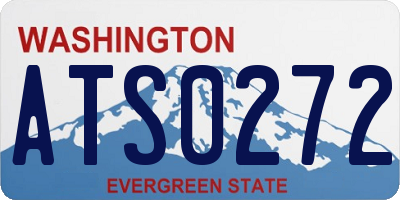 WA license plate ATS0272