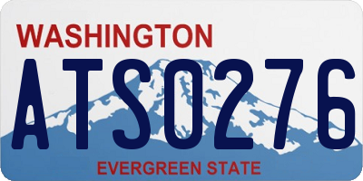 WA license plate ATS0276