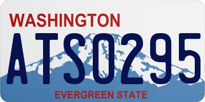 WA license plate ATS0295