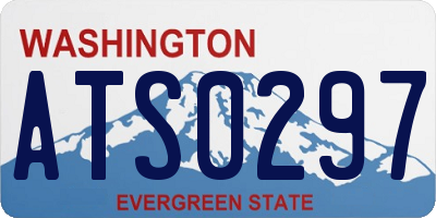 WA license plate ATS0297