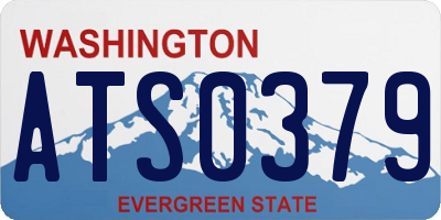 WA license plate ATS0379