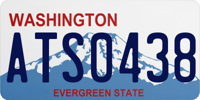 WA license plate ATS0438