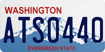 WA license plate ATS0440