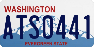 WA license plate ATS0441