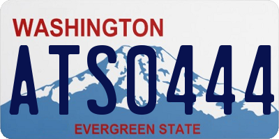 WA license plate ATS0444