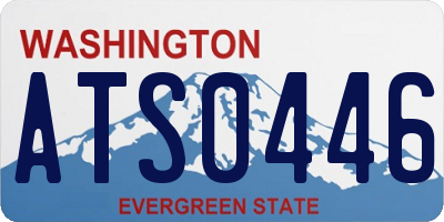 WA license plate ATS0446