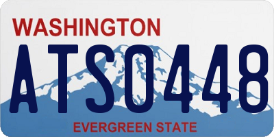 WA license plate ATS0448
