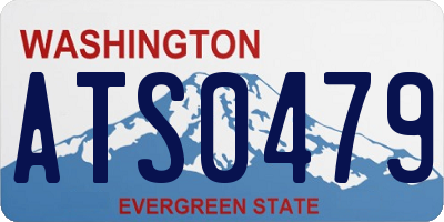 WA license plate ATS0479