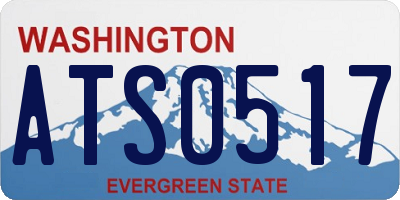 WA license plate ATS0517