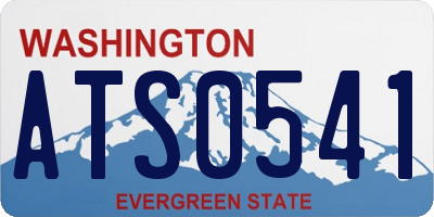 WA license plate ATS0541