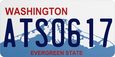 WA license plate ATS0617