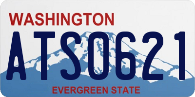 WA license plate ATS0621