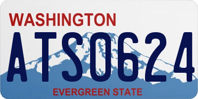 WA license plate ATS0624