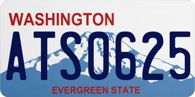 WA license plate ATS0625