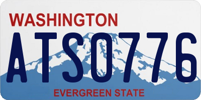 WA license plate ATS0776