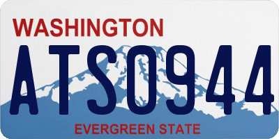 WA license plate ATS0944