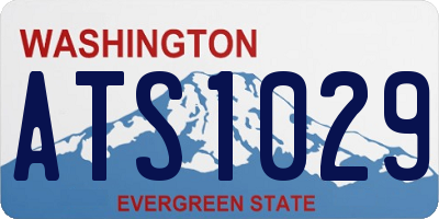 WA license plate ATS1029