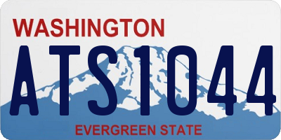 WA license plate ATS1044