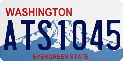 WA license plate ATS1045