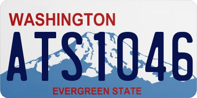 WA license plate ATS1046
