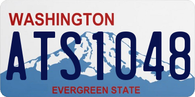 WA license plate ATS1048