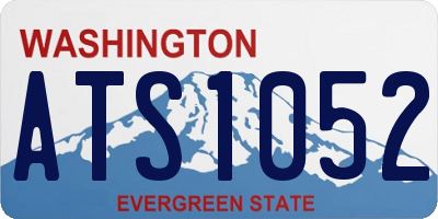 WA license plate ATS1052